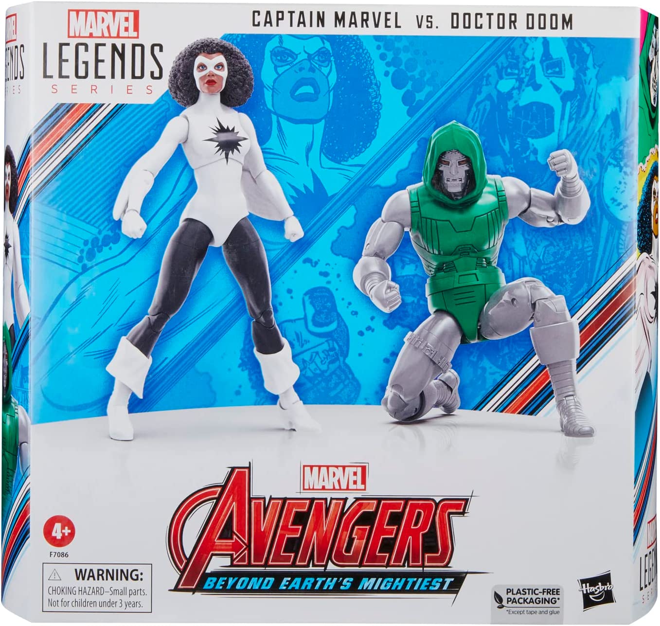 Marvel Legends Captain Marvel Vs Doctor Doom