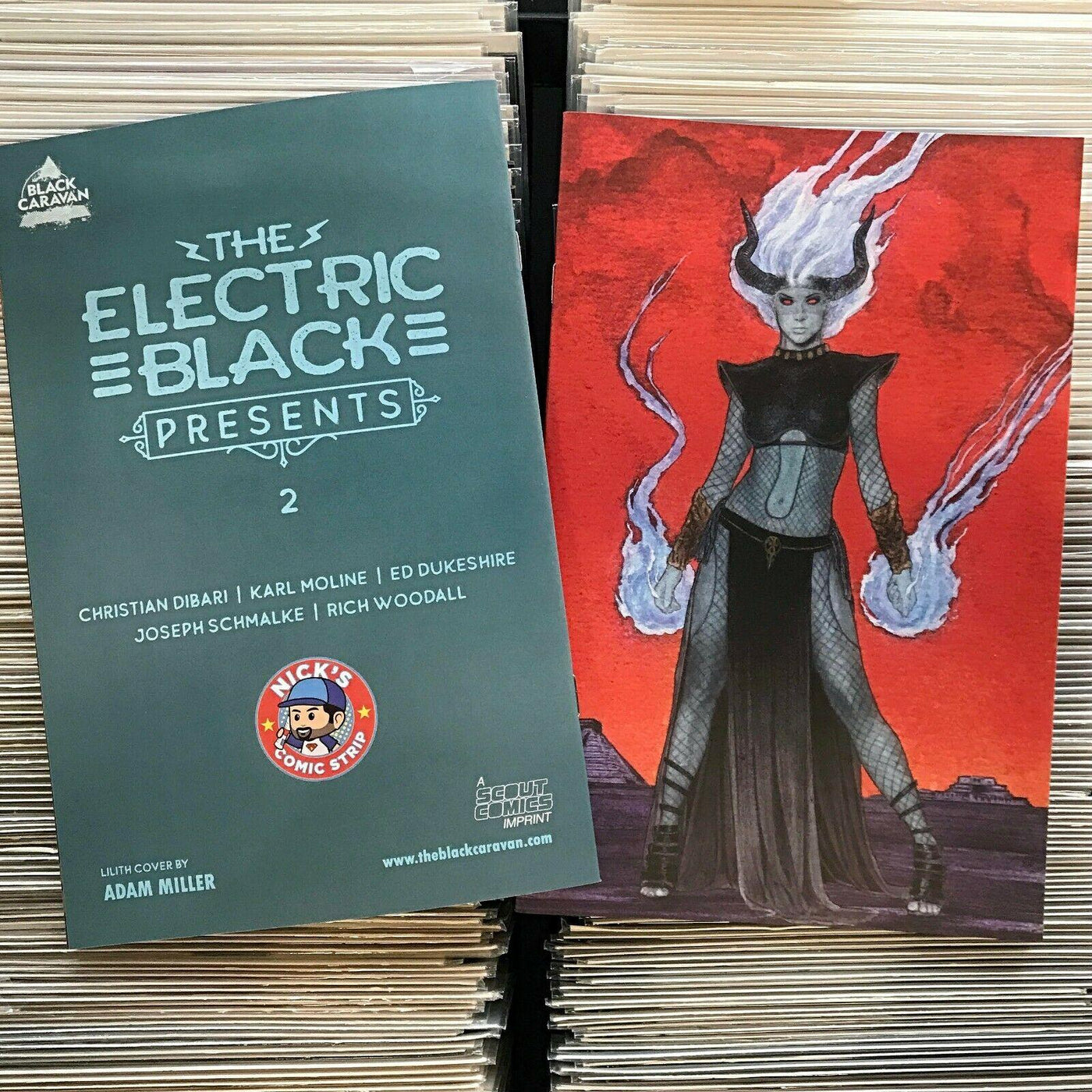 THE ELECTRIC BLACK PRESENTS #2 Nick's Comic Strip Adam Miller Variant *Optioned*