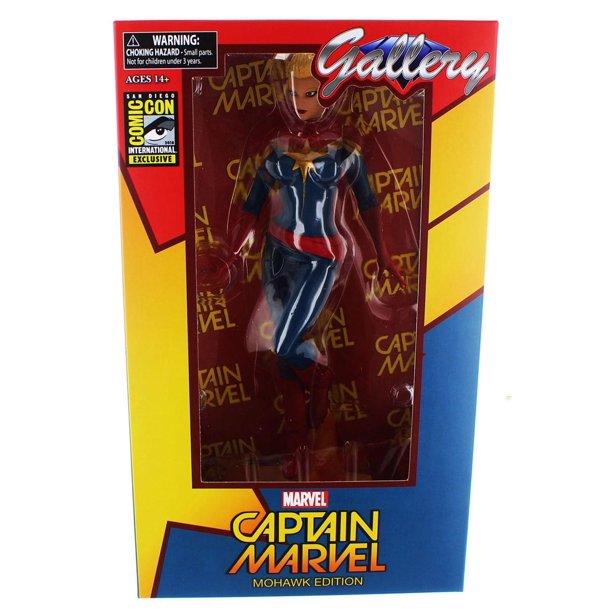 Gallery Diorama PVC Statue Captain Marvel Mohawk Edition SDCC 2016