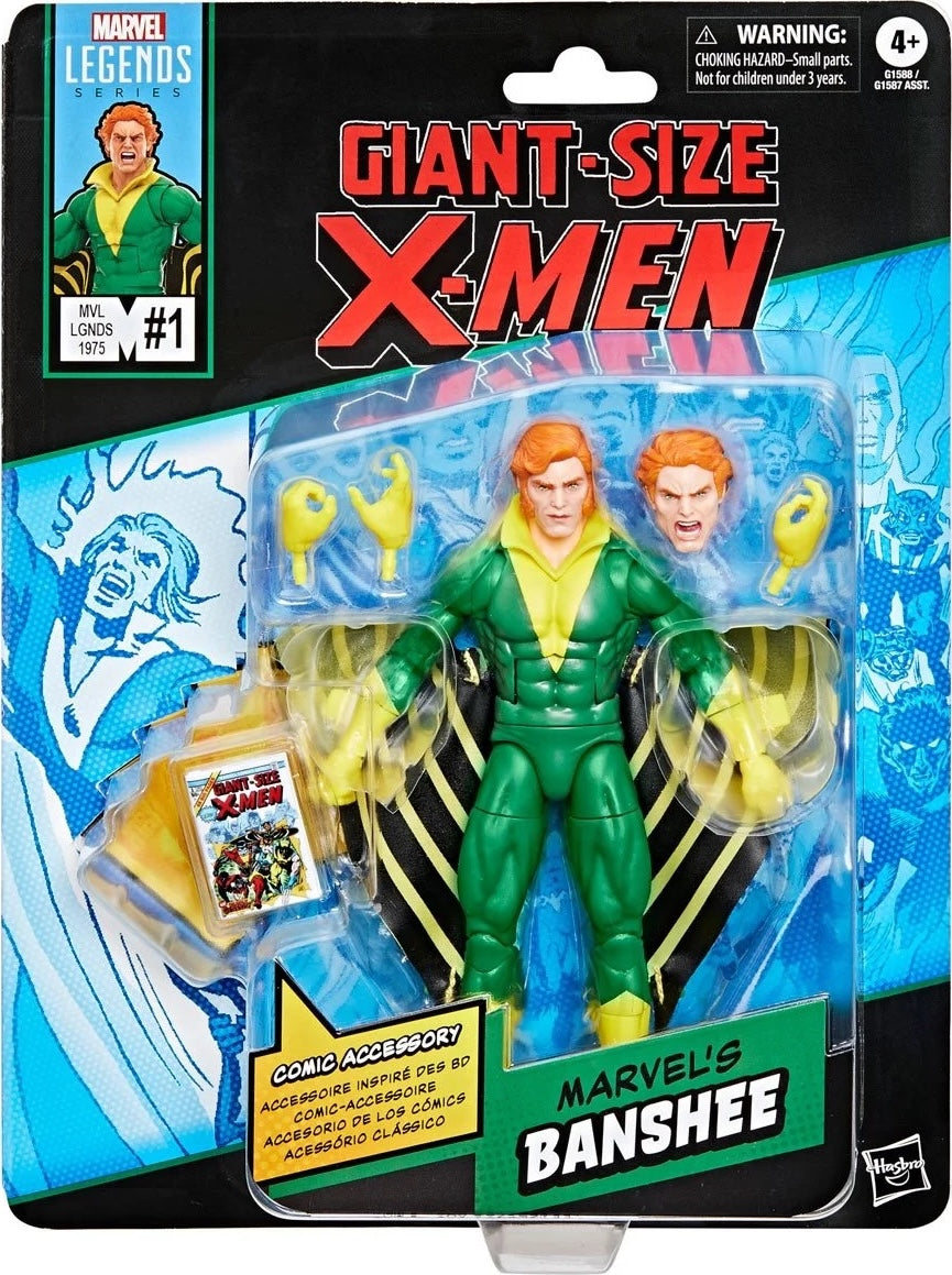 Marvel Legends Mini Comic Giant Sized X-Men Banshee