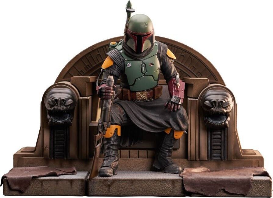 Star Wars Gentle Giant Boba Fett On Throne 1:7 Scale Statue