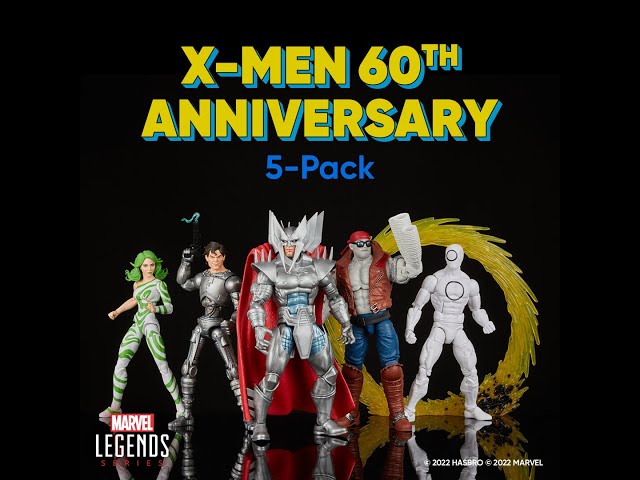 X-Men 60th Anniversary Marvel Legends Villains Five-Pack